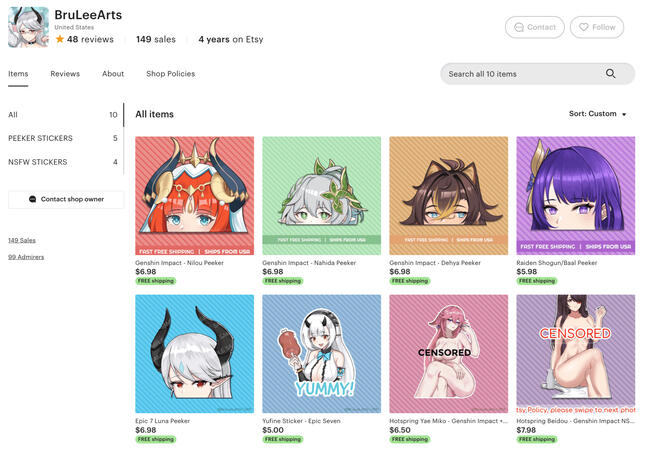 Etsy Shop Etsy Shop
